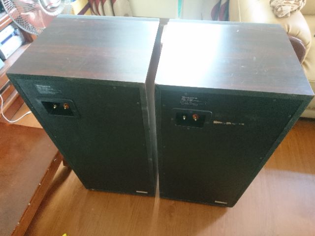 Loa thùng Technics Nhật. Made in Japan Bass 25 gân vải tẩm dầu viền ngược tiếng cực hay chuyên nhạc Vàng dễ ghép Ampli