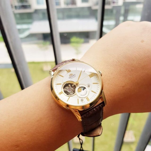 Đồng hồ nam cơ Orient Sun Moon Gen 4 RA-AS0004S10B