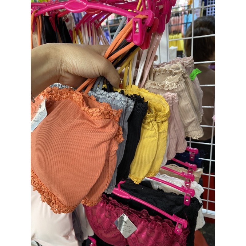 ♥️ Shop Uy Tín ♥️Áo lót nữ, áo Bra, bralette Dây Ống Cài Sau Viền Ren Có Mút Nâng Ngực