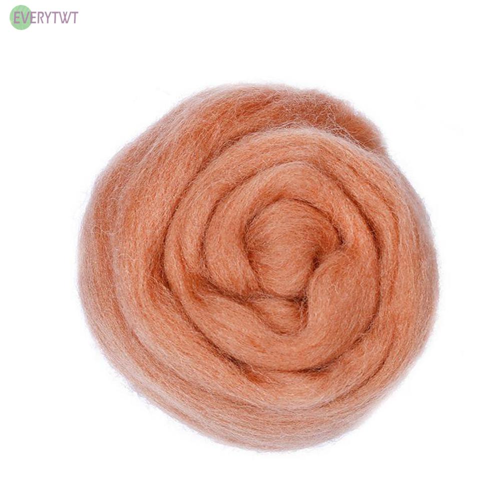 Needle Felting Wool New DIY Carded Wool Spinning Wet Felting Wonderful@New