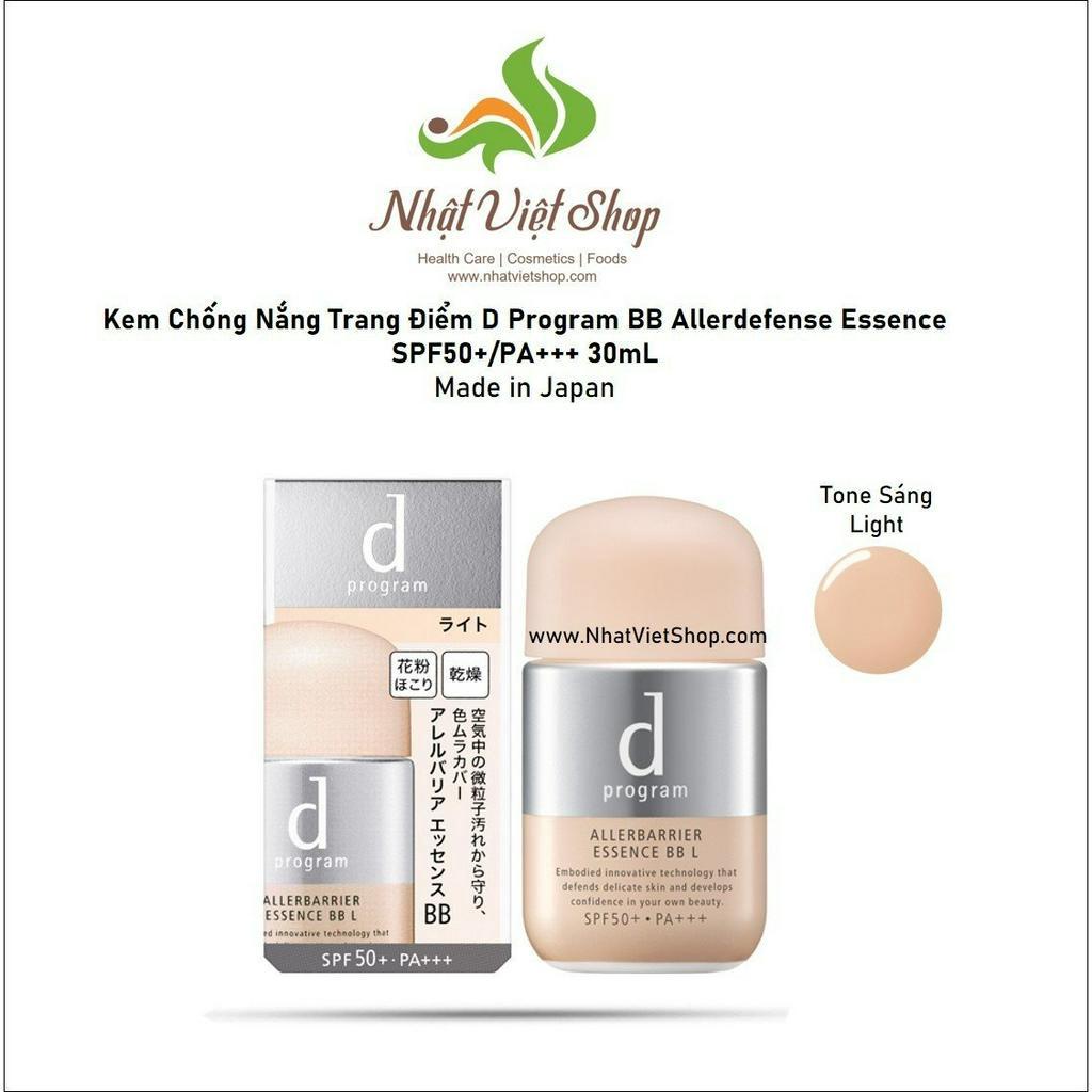 Kem BB Chống Nắng Trang Điểm D Program Allerdefense Essence SPF50+ PA+++ 30mL