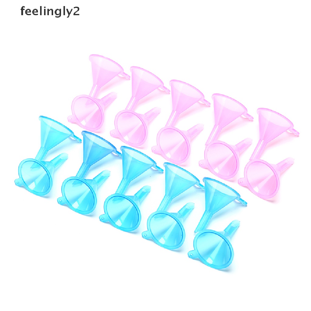 Bộ 10 Phễu Nhựa Nhỏ Dùng Trong Phòng Thí Nghiệm