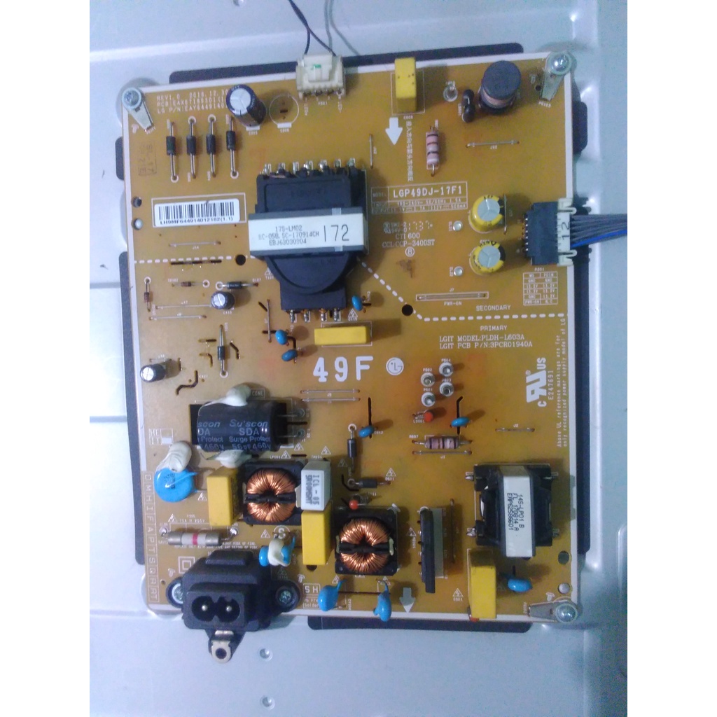 Bo mạch Nguồn TiVi LG 49LJ553T(49 inch)