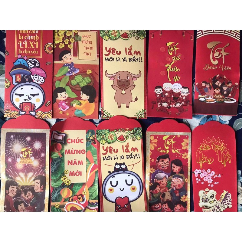 Lì xì  100c lixi giá rẻ nhất cho ngày tết ( có quà tặng thêm )