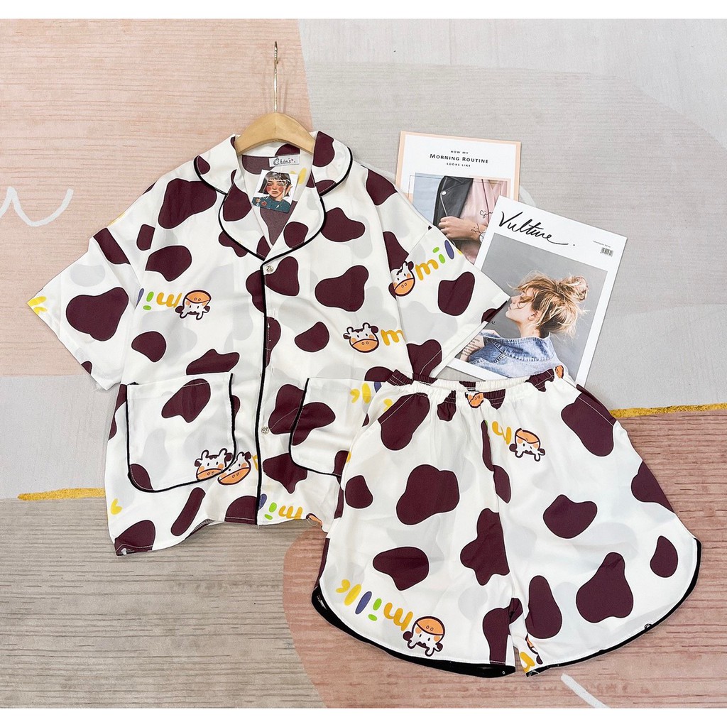 💕𝑭𝑹𝑬𝑬𝑺𝑯𝑰𝑷💕♥Bộ ngủ Pijama Lụa Latin