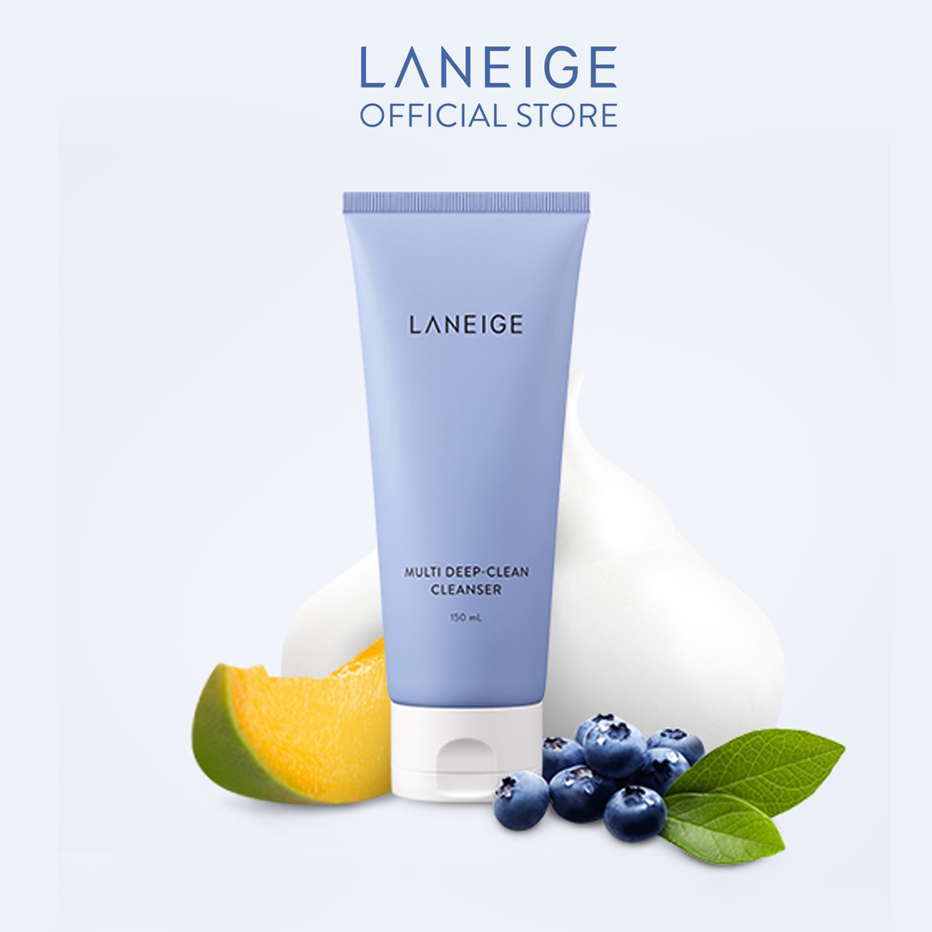 [Mã FMCGMALL -8% đơn 250K] Sữa rửa mặt sạch sâu Laneige Multi Deep Clean Cleanser 150Ml