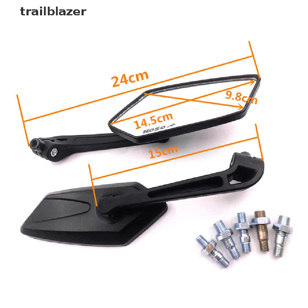 Gương Chiếu Hậu Xe Đạp Trai trailblazer Xoay Tròn Có Thể Điều Chỉnh Tiện Dụng
