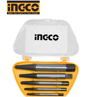 Bộ mũi ta rô lấy ốc gãy 5 chi tiết ingco ase001
