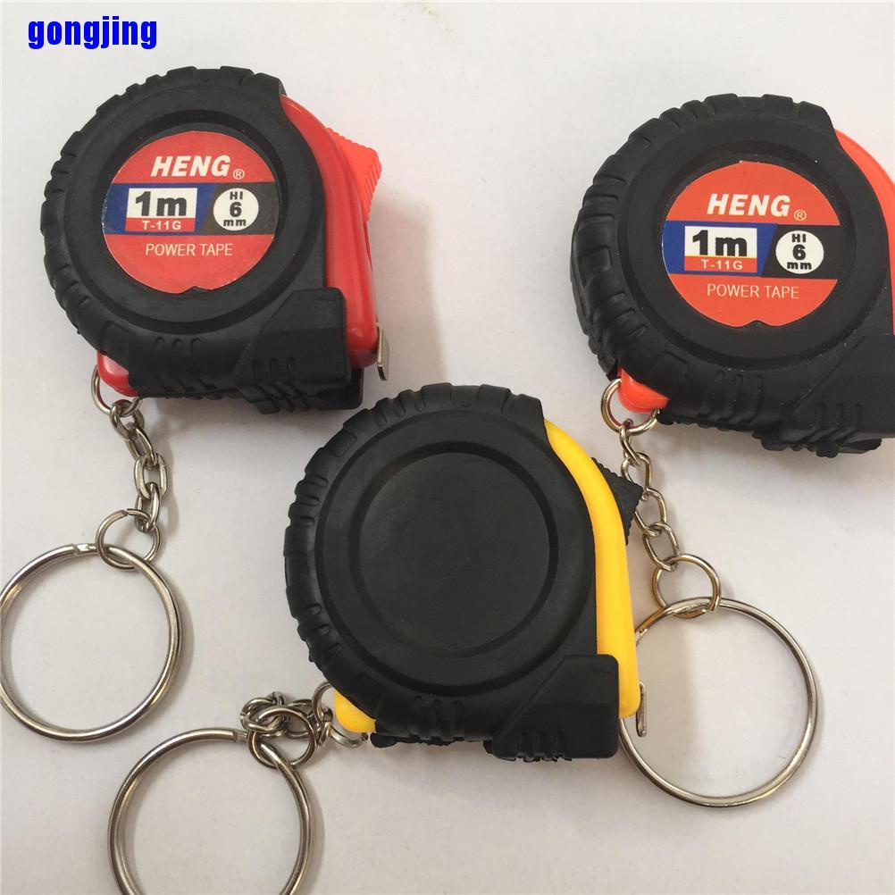 Thước Dây Mini 1m Bằng Nhựa Có Móc Khóa Tiện Dụng