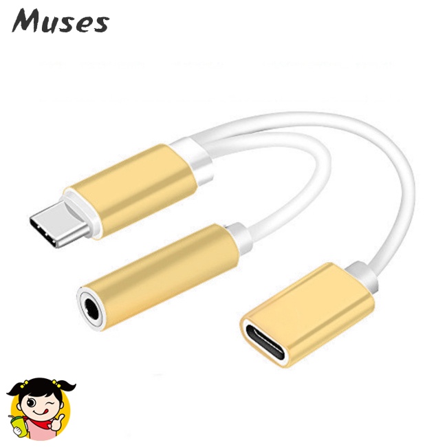 Cáp SạC Âm Thanh USB C 3.5mm 2 Trong 1 Chuyên DụNg