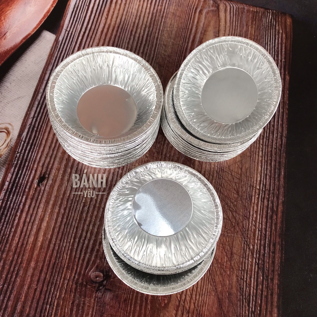 Chén Giấy Bạc Nướng Hàu/Bánh Tart Lốc 250 cái - BB92