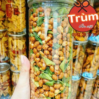 Đậu phộng rang tỏi ớt lá chanh thơm thơm cay cay - Trùm Ăn Vặt
