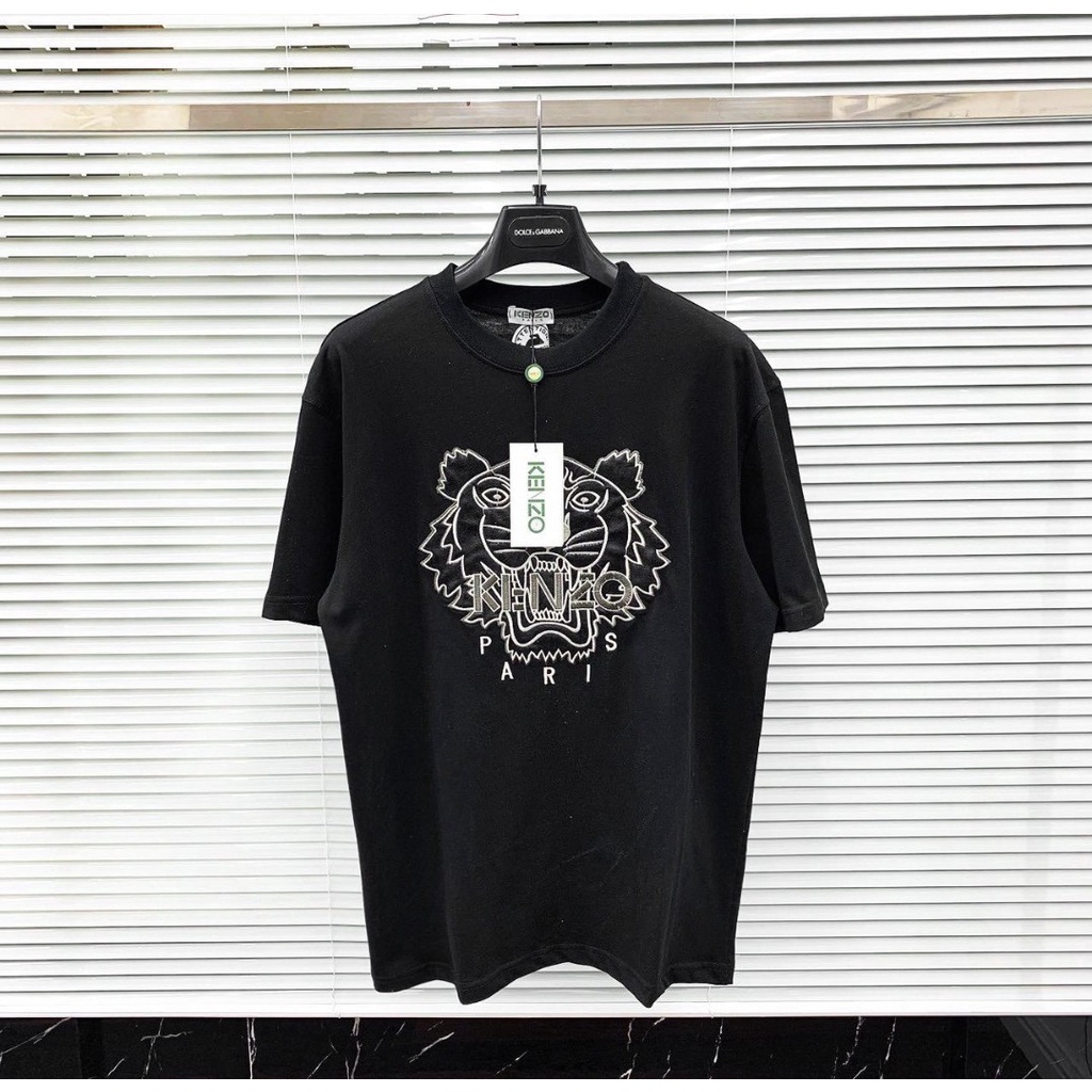 Áo Phông KEENZOz ngắn tay 2022 cổ tròn hình hổ phong cách trẻ trung năng động thoải mái du lịch dã ngoại hè Mã MT1987