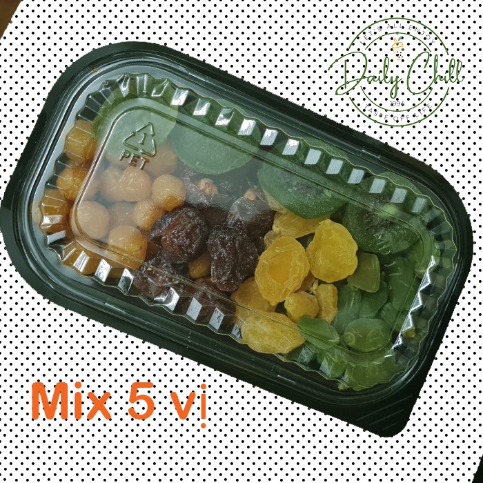 Mứt Ô Mai Mix 5 Vị 500g, Loại Ngon - Daily Chill