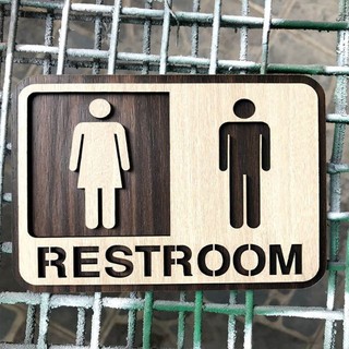 [DECOR] Bảng gỗ toilet Decor