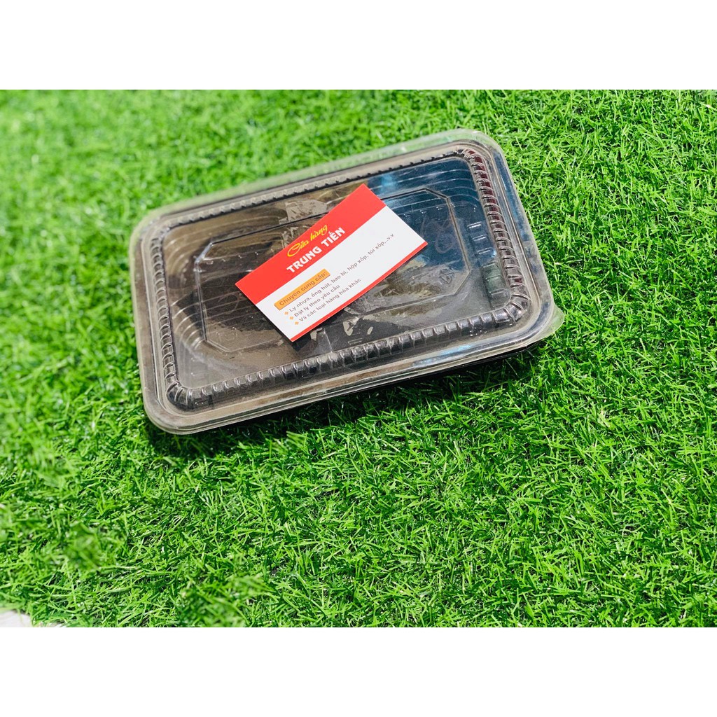 COMBO 50 HỘP ĐỰNG CƠM ĐẾ ĐEN 3 NGĂN_ GIÁ RẺ NHẤT SHOPPE