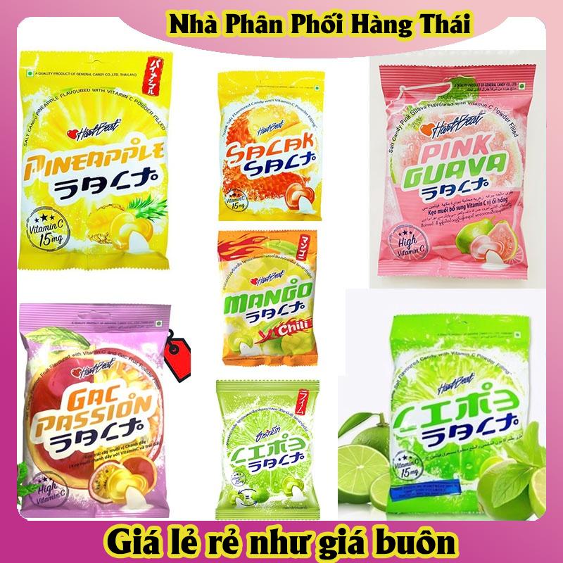 Y.Kẹo Chanh/ Thơm / Mây Muối Bổ Sung vitamin C Thái Lan (Tách lẻ 1 chiếc) - Date mới đủ Bill