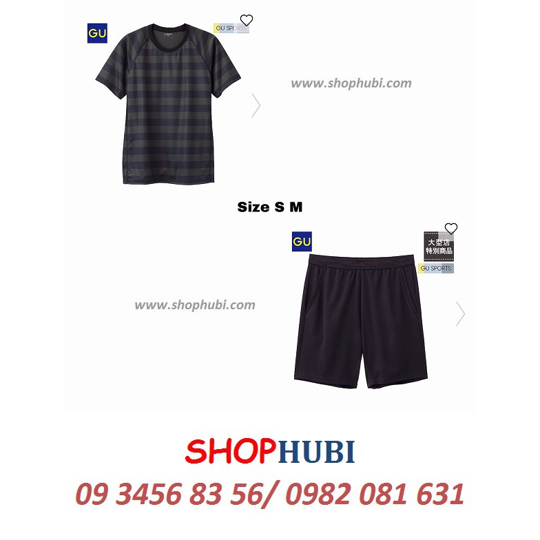 Bộ Thể Thao GU Uniqlo Nhật