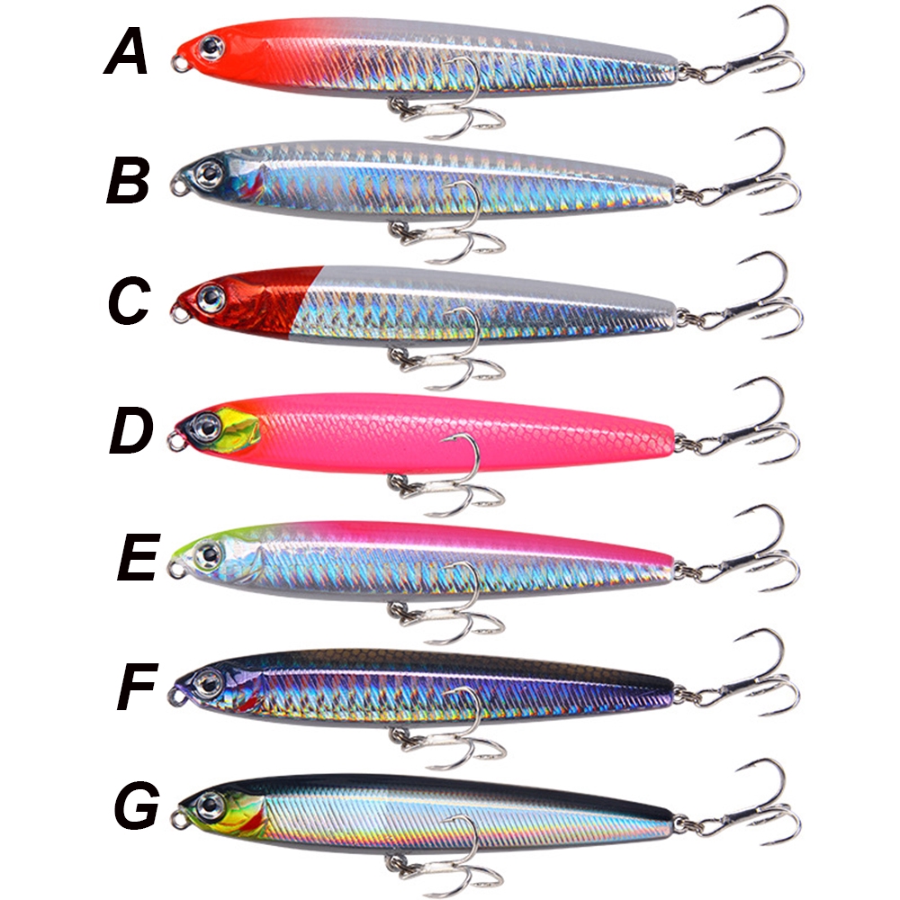 Mồi Câu Cá Giả Có Mắt 10g14g18g24g 75mm 95mm