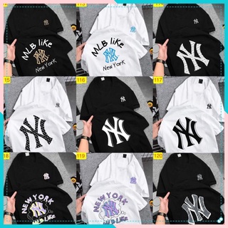 Áo thun nam nữ mlb form rộng full