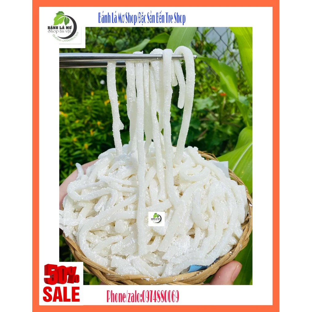 ( MÓN NGON) 1KG  BÁNH CANH BỘT SẮT ( BỘT GẠO) BẾN TRE- BÁNH LÁ MƠ SHOP | BigBuy360 - bigbuy360.vn