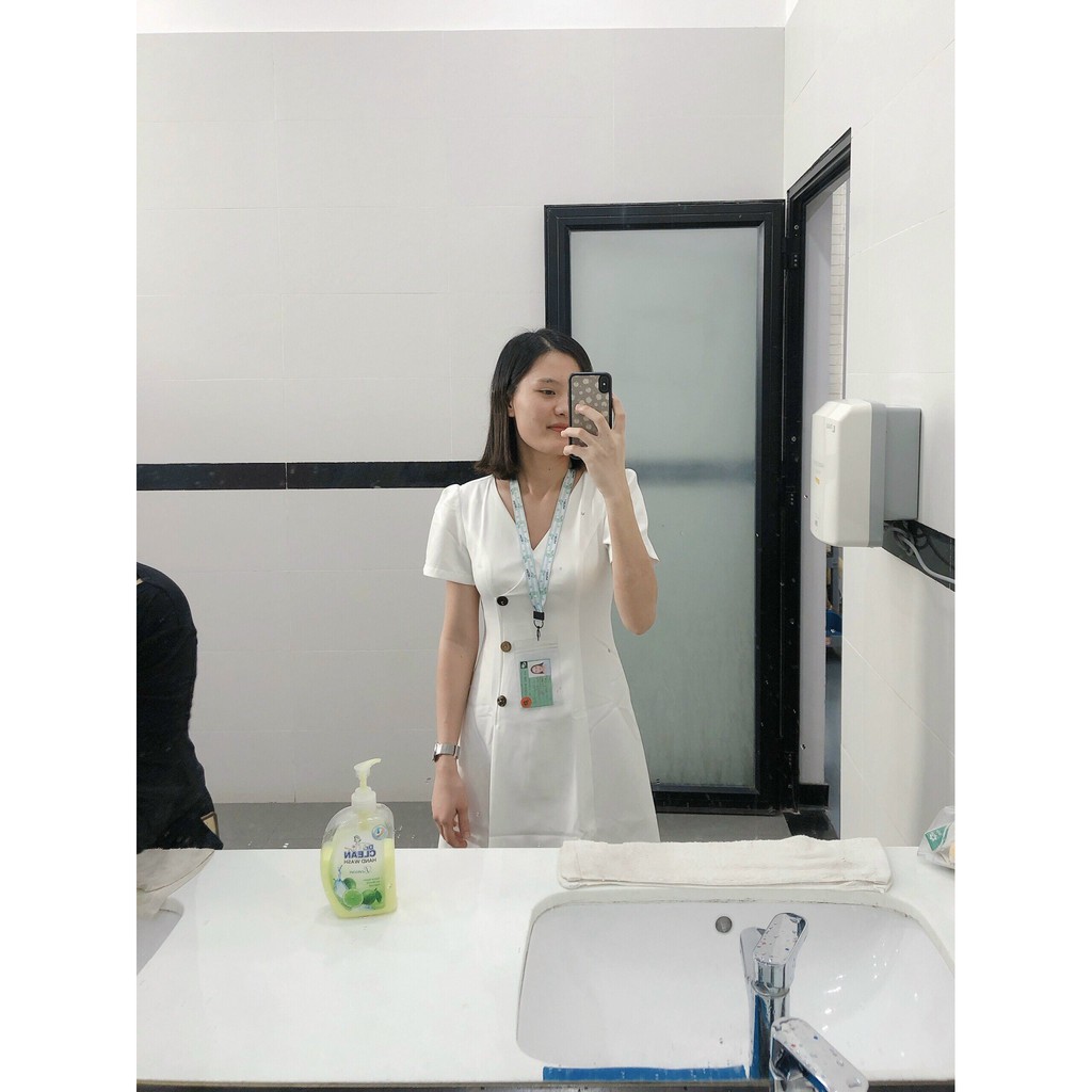 Váy trắng nữ thiết kế Julia Dress dự tiệc đám cưới kỷ yếu sự kiện - Ảnh thật 100% - Thời Trang Váy