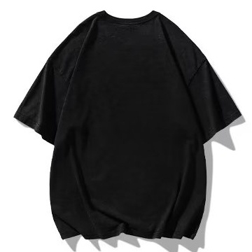 Áo thun AFFLIGE tay lỡ cổ tròn in chữ phong cách Hàn Quốc thời trang mùa hè cho nam