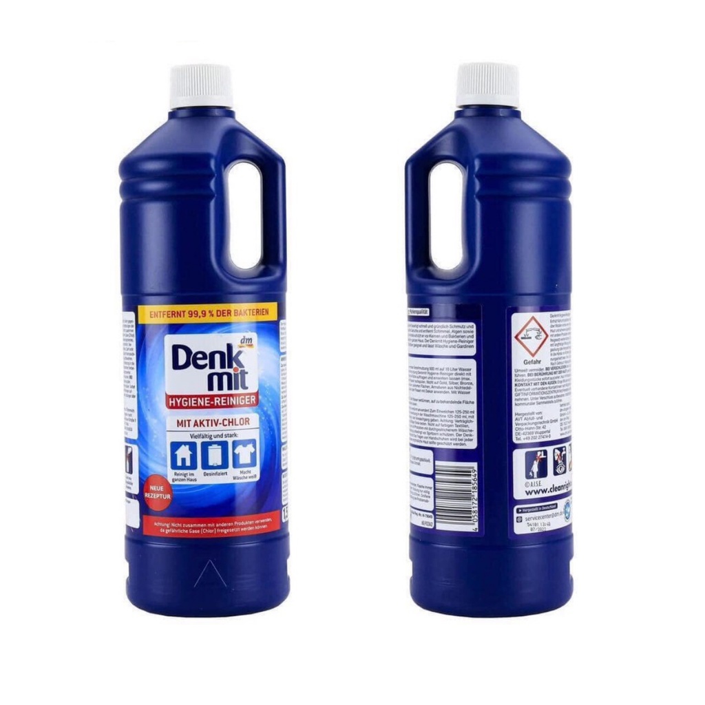 Dung dịch làm sạch đa năng sạch bong sáng bóng Denkmit 1500ml - Chính Hãng