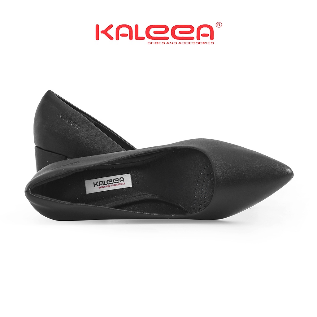 Giày Cao Gót Nữ KALEEA K446 Gót Trụ Đế Cao 6p