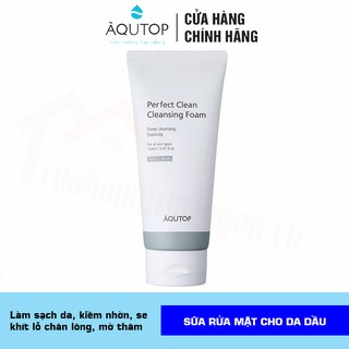[CHÍNH HÃNG] Sữa Rửa Mặt Đậu Đen Cho Da Nhờn Aqutop Hàn Quốc 150ml