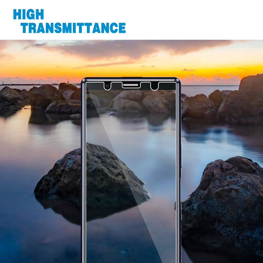 Kính cường lực bảo vệ toàn màn hình cho Sony Xperia 5 1 10 XA2 XA1 Plus L3 XZ2 XZ1 XZ Premium Compact XA1 Ultra L1 L2 XZs