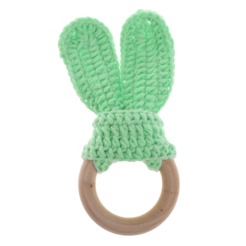 Đồ Chơi Ngậm Mọc Răng Hình Tai Thỏ Dễ Thương Cho Bé