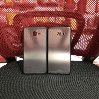 Ốp Samsung C9pro, A9 viền dẻo lưng trong mờ