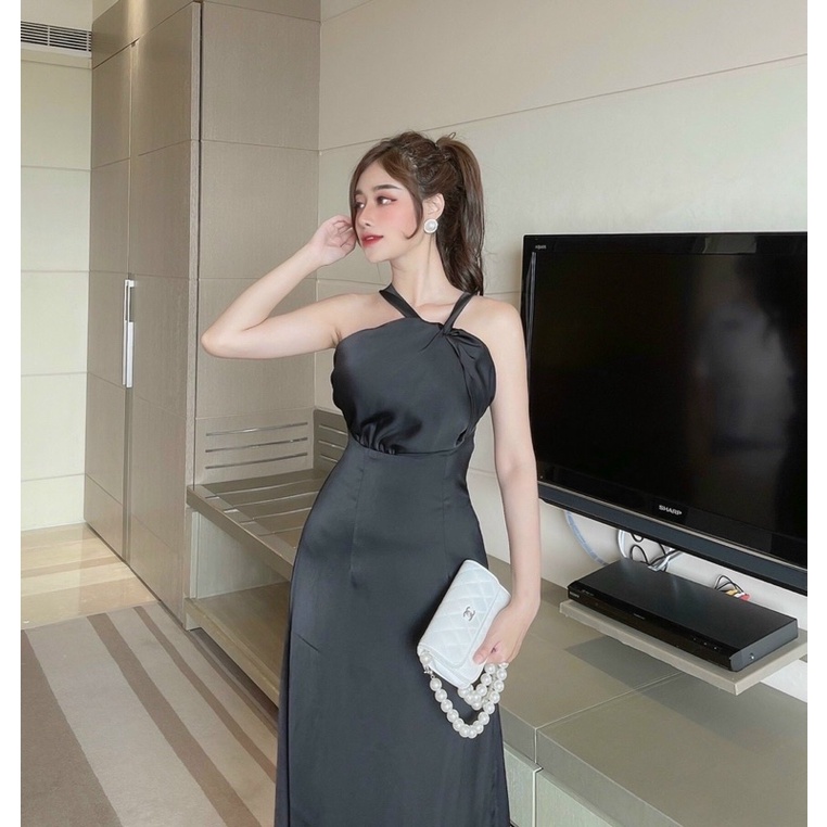 Đầm TK yếm lụa