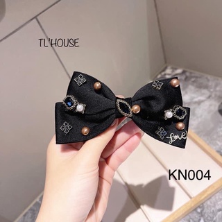 KẸP TÓC NƠ ĐÍNH ĐÁ PHA LÊ CAO CẤP HÀN QUỐC
