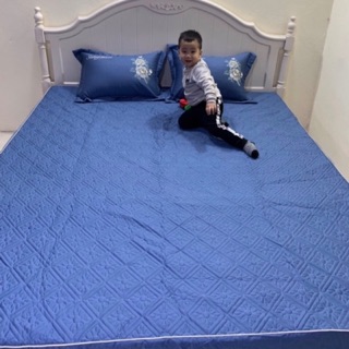 👍😍Bộ ga gối Cotton Hàn Quốc Ga chun trần bông, hàng chụp ảnh thật, hàng đẹp chào hè