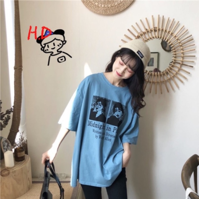 Áo midnight cô gái đeo kính HĐ12