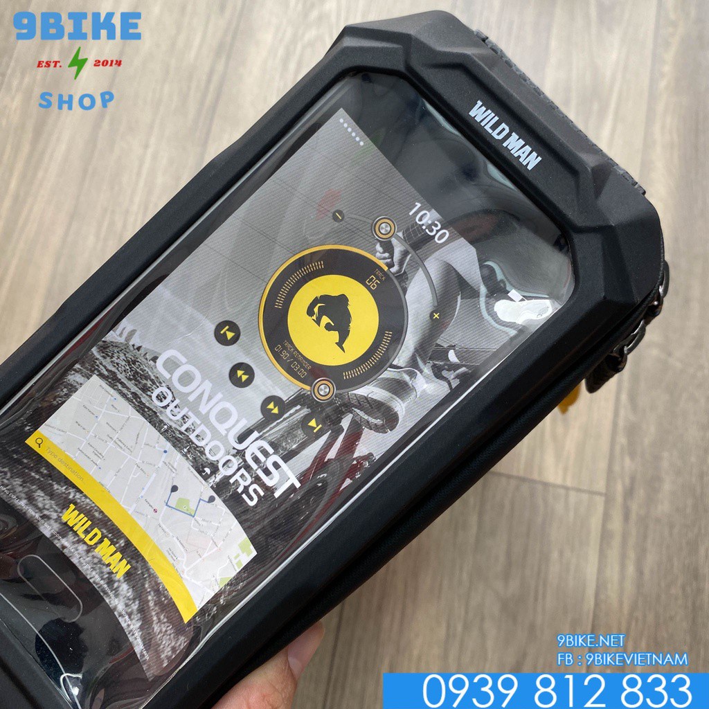 Túi treo trên sườn xe đạp Wildman X2 mẫu mới 2021