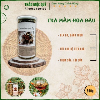 Trà mầm hoa đậu loại 1 thảo mộc thiên nhiên tốt cho sức khỏe - Chè thảo mộc thanh nhiệt, lợi sữa cho mẹ sau sinh