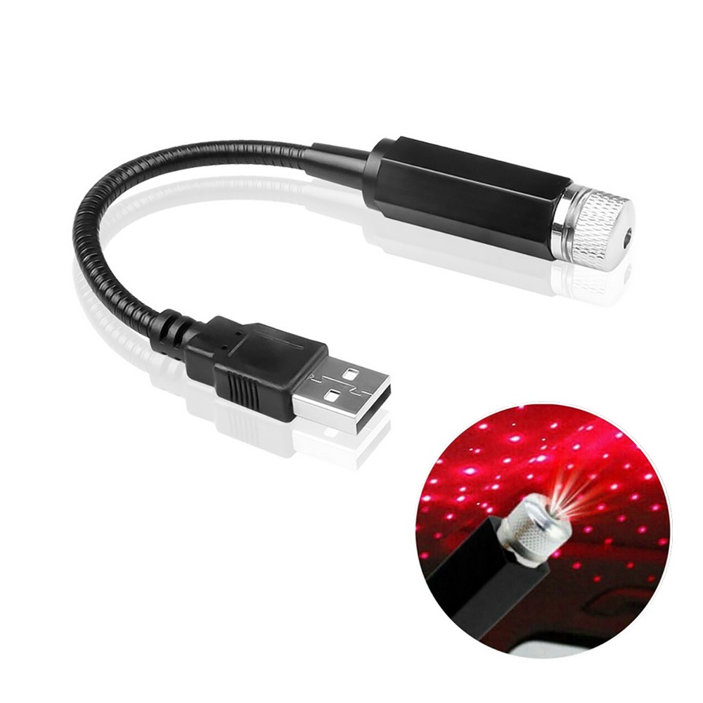 Đèn LED Chiếu Trần Xe Hơi Tạo Hiệu Ứng Bầu Trời Sao Màu Galaxy Có Thể Điều Chỉnh Độ Sáng