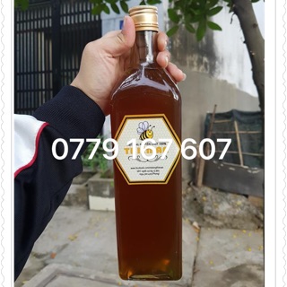 Combo 8 chai thủy tinh vuông 1lit (1000ml)