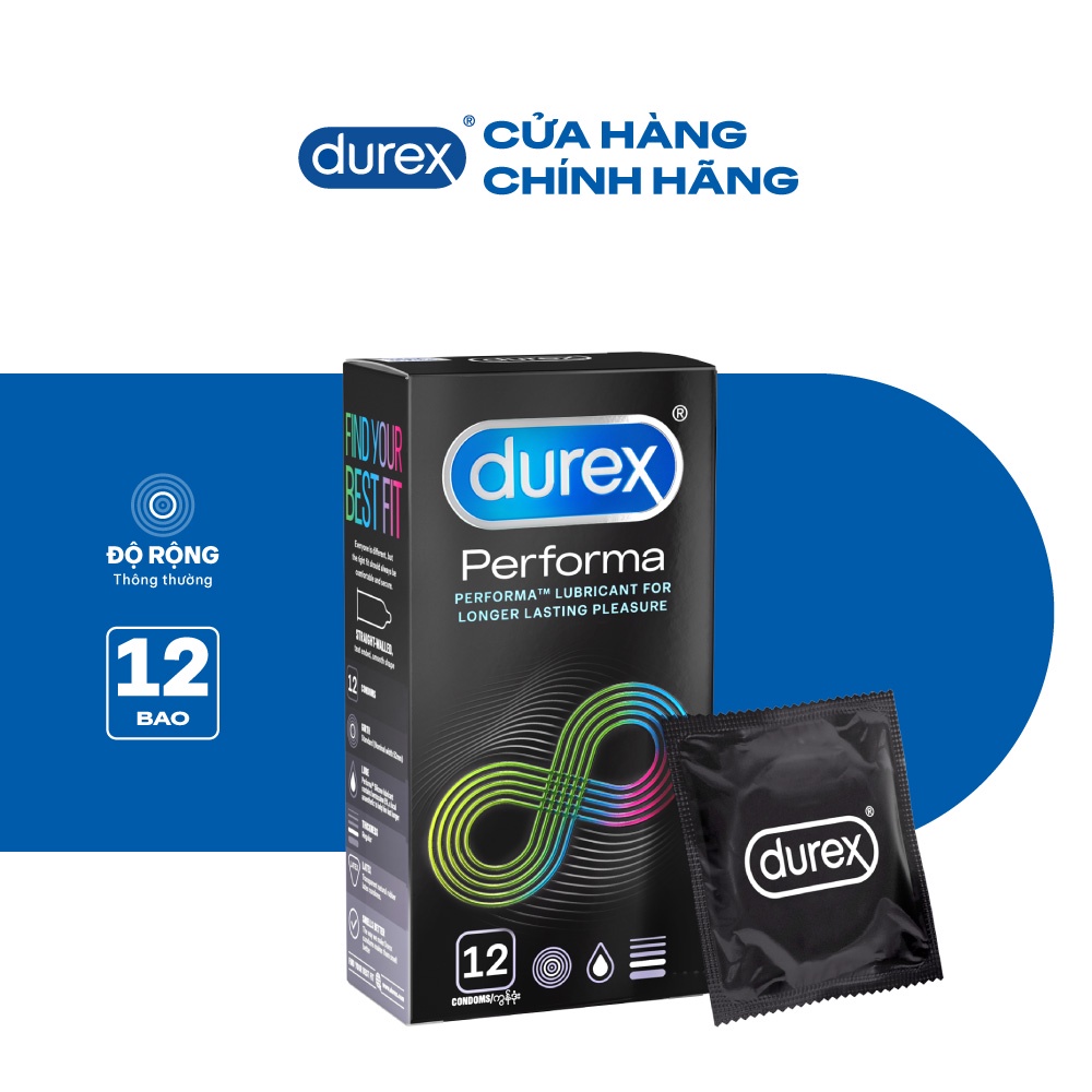 Bao cao su Durex Performa 12 bao