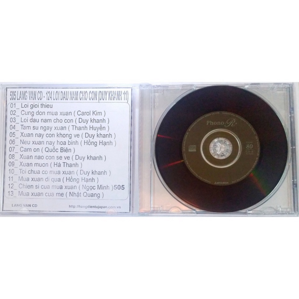 Bộ 8 dĩa ca sĩ Duy Khánh