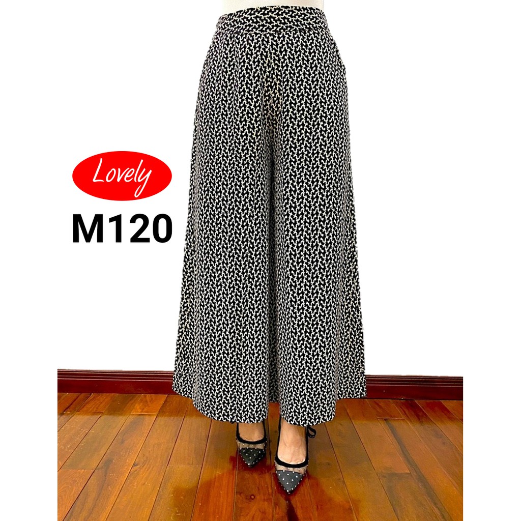 2021 Quần Váy Sớ Ống Rộng Chất Liệu Lụa Hàn Châu Cao Cấp Cho Các Cô, Cho Mẹ Họa Tiết Cực Đẹp (M118-M124)