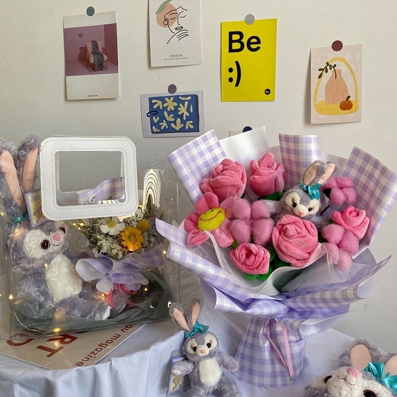 Hoa Nhân Tạo Nhồi Bông Dễ Thương Dùng Trang Trí Phòng Ngủ