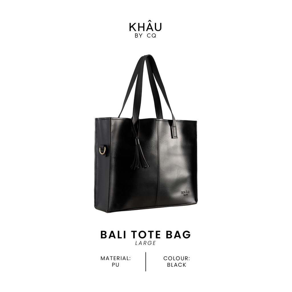 [Mã WABRWB24 giảm 30K đơn 99K] KHÂU BY CQ- Túi Bali Tote (Size lớn) | BigBuy360 - bigbuy360.vn