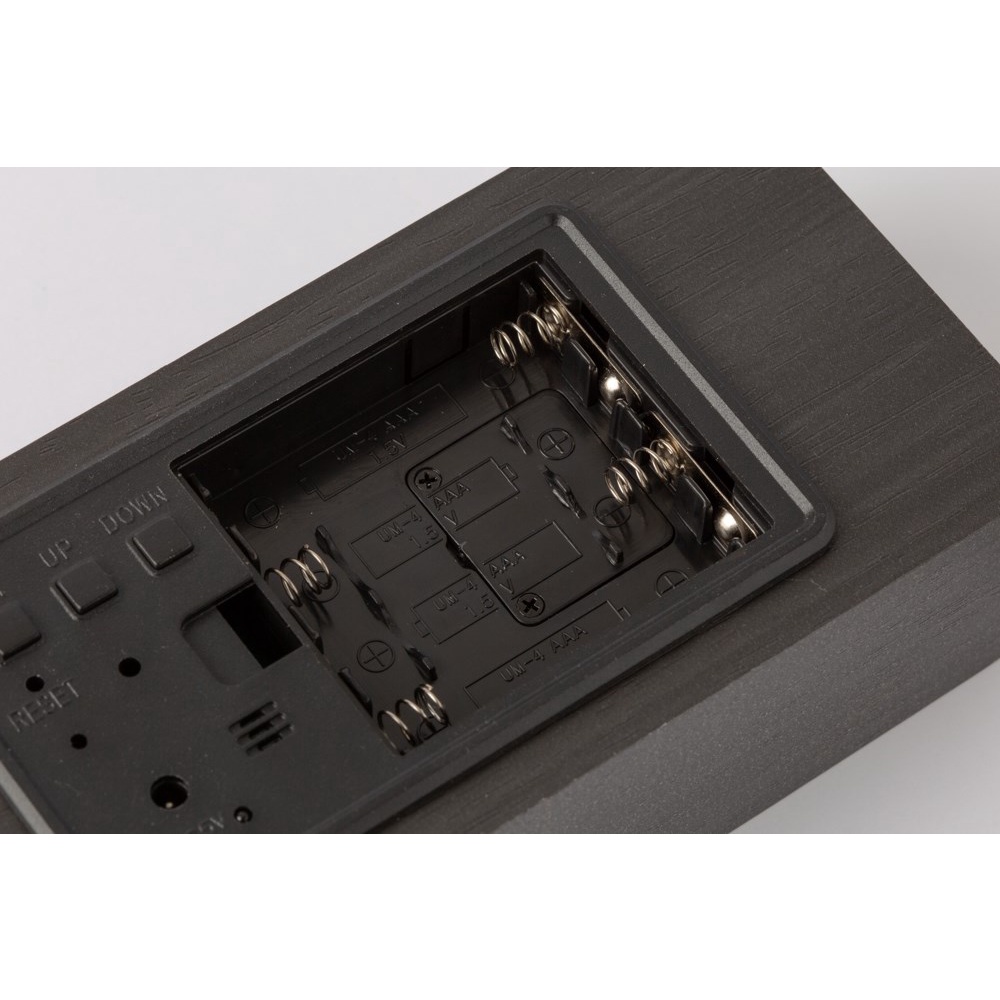 Đồng Hồ Để Bàn Báo Thời Gian ARTBOX Hàn Quốc Bề Mặt Tráng Gương Khung Gỗ Màu Nâu