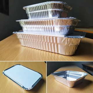 Hộp nhôm, hộp thiếc giữ nhiệt kèm nắp nhôm (Giá 125 cái)