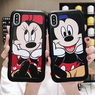 Ốp Điện Thoại Hình Chuột Mickey / Minnie Đáng Yêu Cho Iphonexs Max I8 I 7 I 6 6s Plus