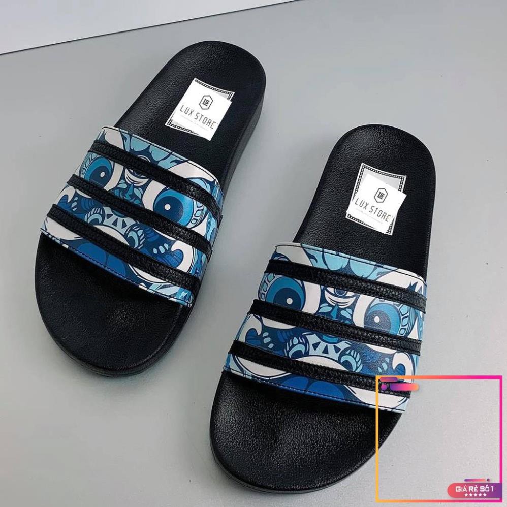 nước nam Dép quai ngang adidas , dép unisex dáng thể thao in kỳ lân cá tính - Lux Store -po1